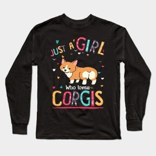 Just A Girl Who Loves Corgi (134) Long Sleeve T-Shirt